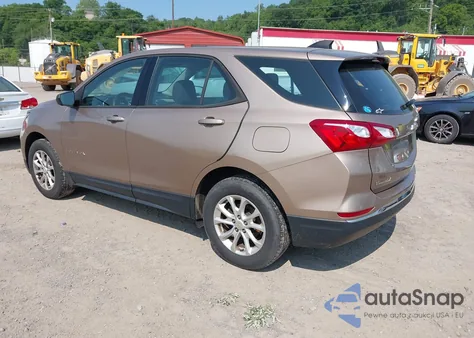 2018 Chevrolet Equinox Ls from USA, damaged, VIN 2GNAXHEV9J6207473